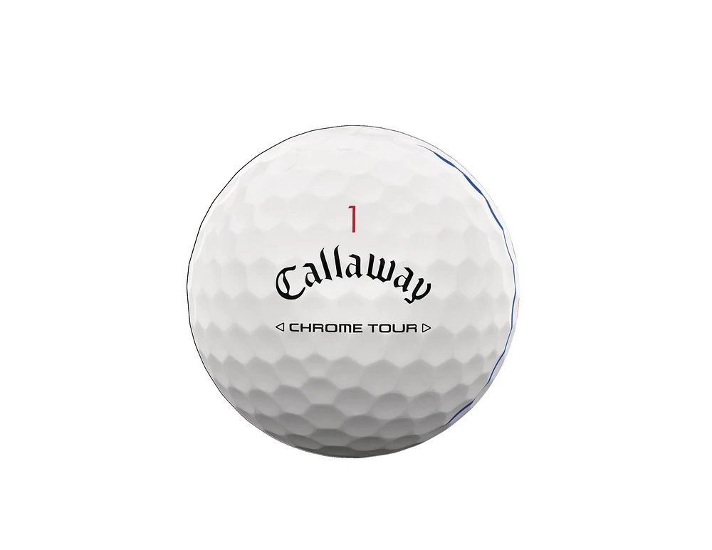 Callaway Men's Chrome Tour Triple Track Golf Balls - 12 Pack