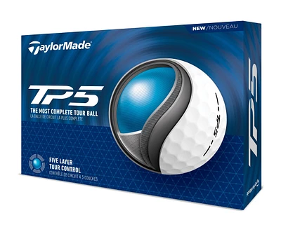 TaylorMade TP5 Golf Balls, 12 Pack