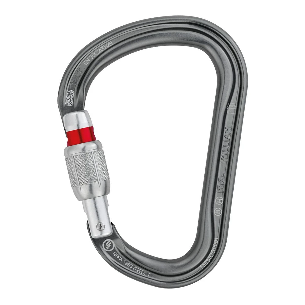 Petzl William Screwgate Carabiner