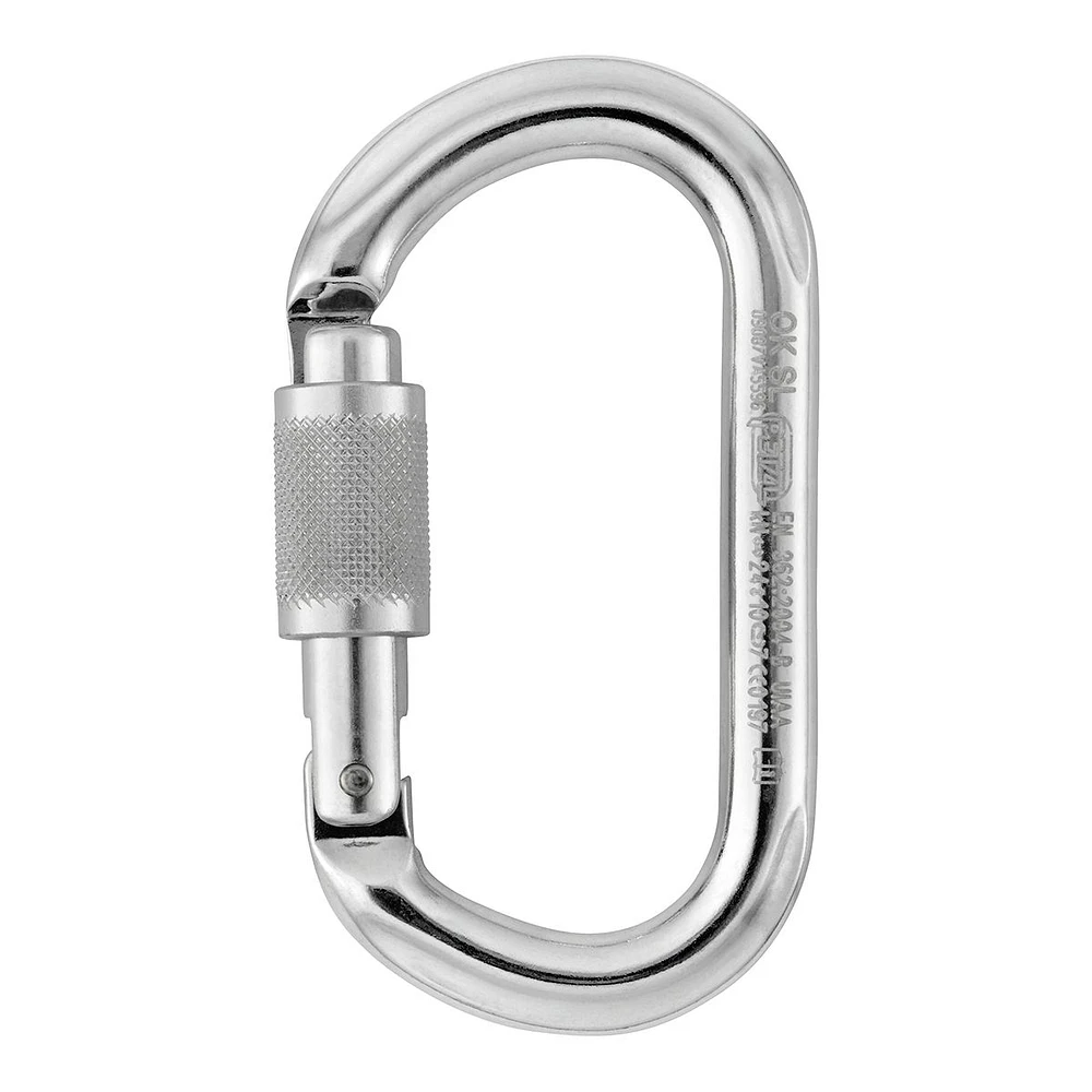 Petzl OK Oval Screwgate Carabiner