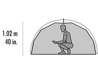 MSR Elixir 2 Lightweight 2 Person Tent with Footprint