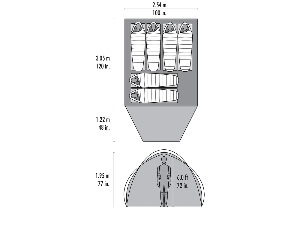 MSR Habitude 6 Person Tent