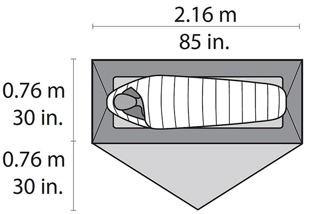 MSR Hubba Hubba Freestanding Lightweight 1 Person Tent