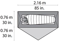 MSR Hubba Hubba Freestanding Lightweight 1 Person Tent