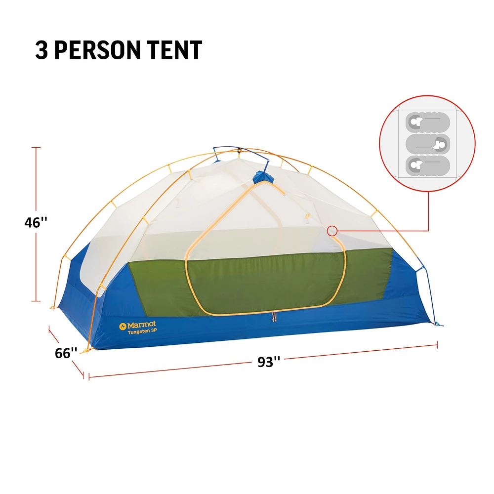 Marmot Tungsten 3 Person Tent