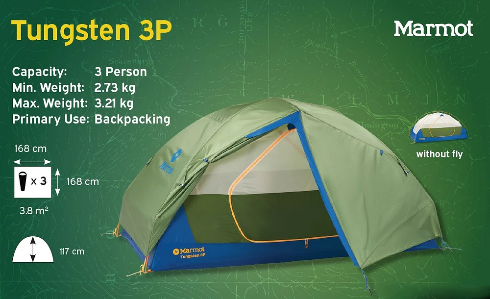 Marmot Tungsten 3 Person Tent