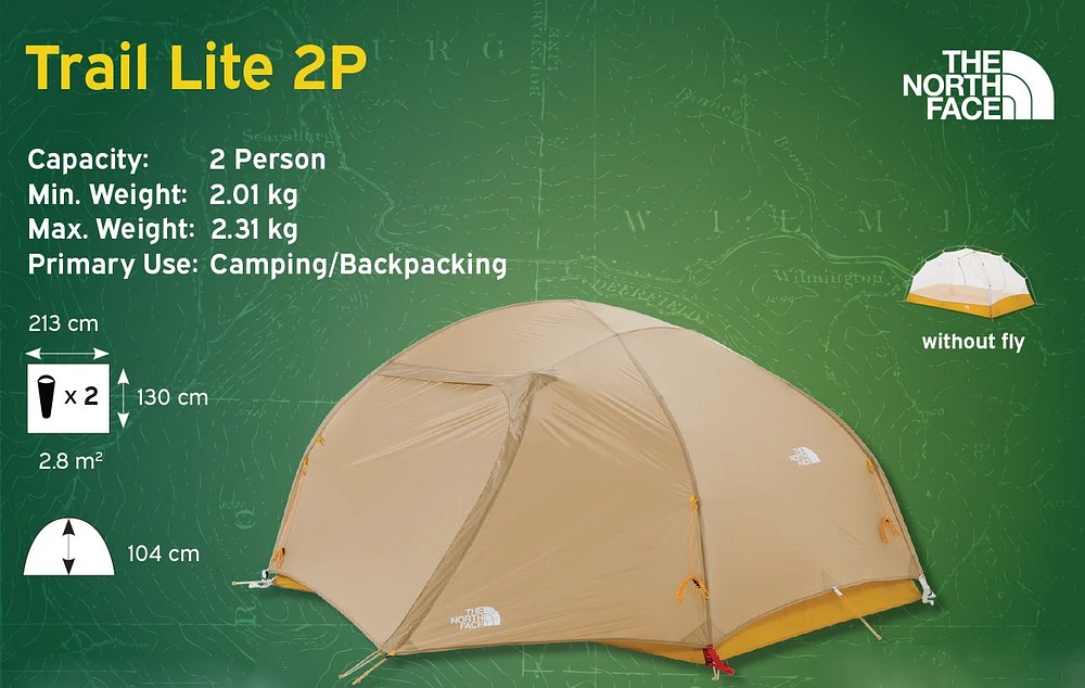 The North Face Trail Lite Ventilated Spacious Person Tent