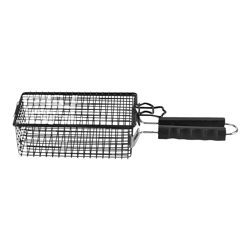 Mr.Bar-B-Q Flip Basket With Removable Handle