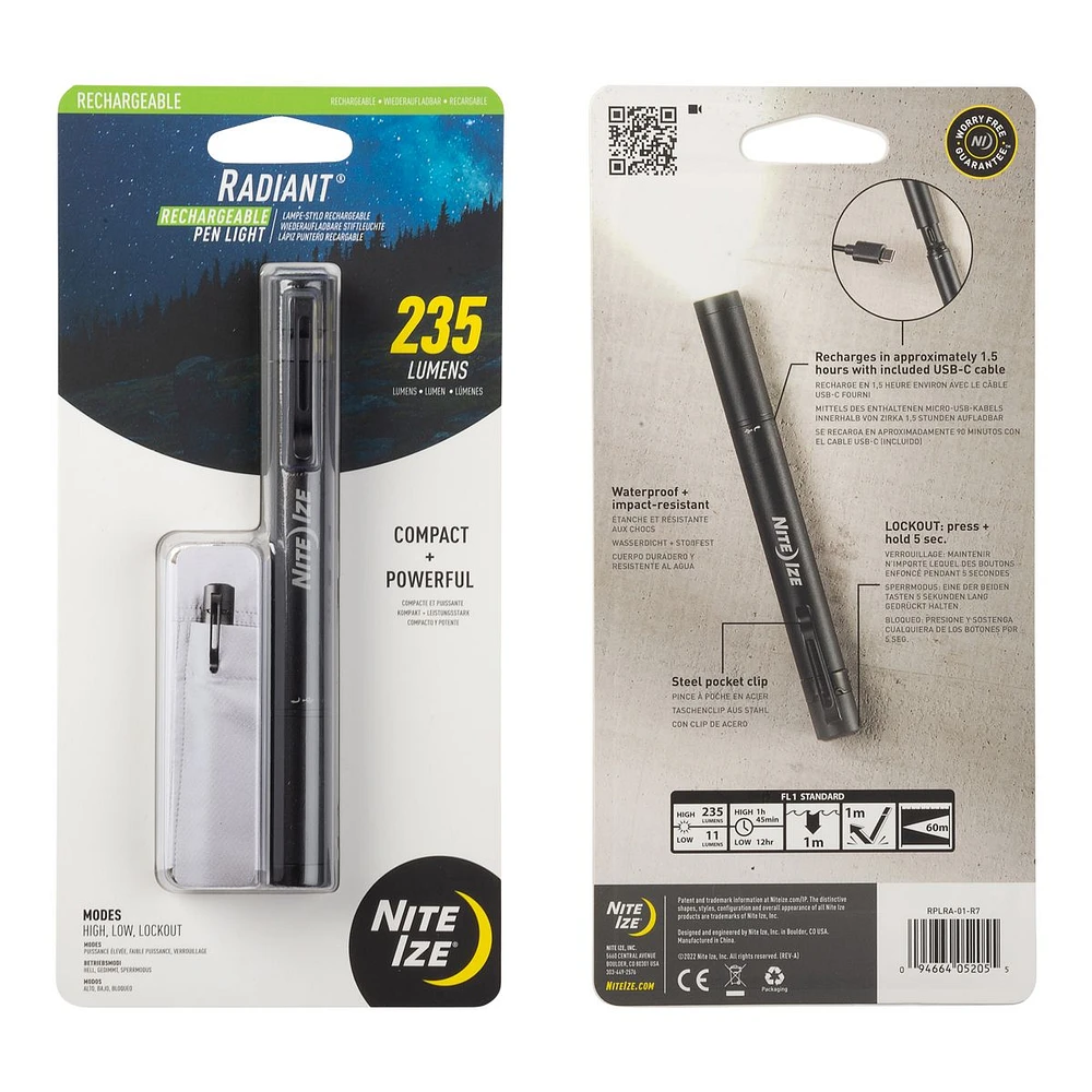 Nite Ize Radiant Rechargeable Pen Light