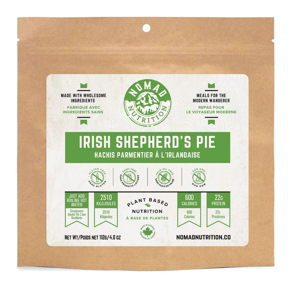 Nomad Nutrition Dehydrated Irish Shepherd’s Pie