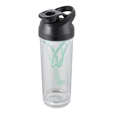 Nike TR Hypercharge 24 oz Shaker/Blender Bottle, Spout Lid, Plastic, Odor Resistant