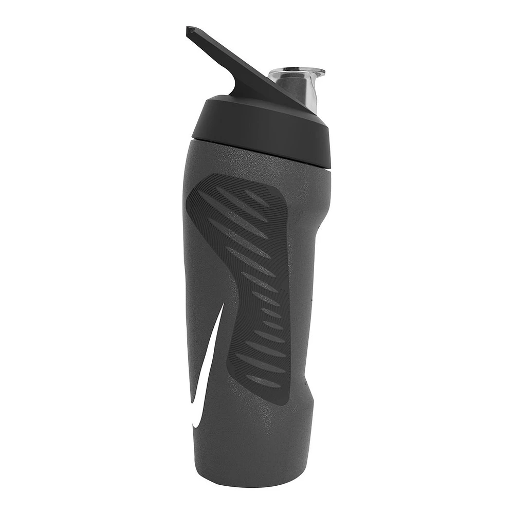 Nike Hyperfuel 2.0 18 oz Water Bottle, Spout Lid, Plastic, Leak Proof