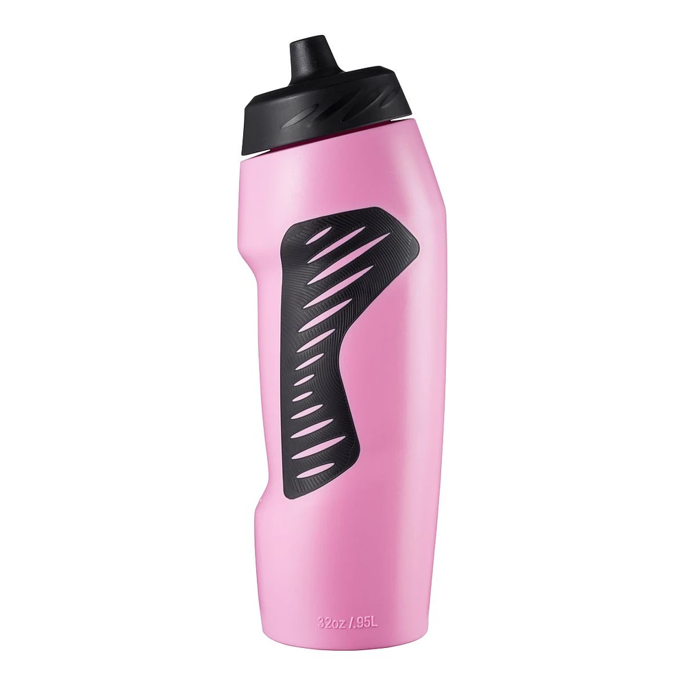 Nike Hyperfel 32 oz Water Bottle, Squeeze Top, Plastic, Leak Proof