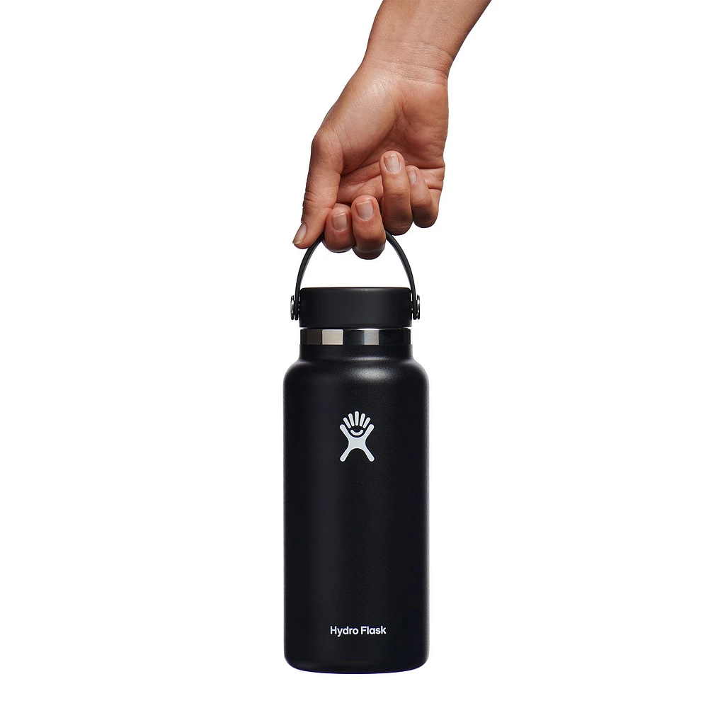 Hydro Flask Wide Mouth 32 oz Insulated Stainless Steel Water Bottle with Screw Cap