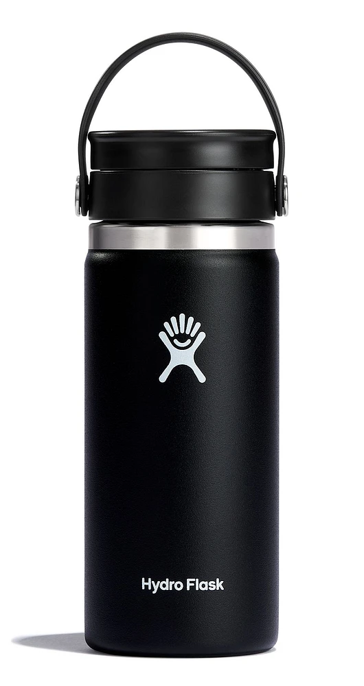 Hydro Flask Wide Mouth 16 oz Insulated Stainless Steel Water Bottle with Flex Sip Cap