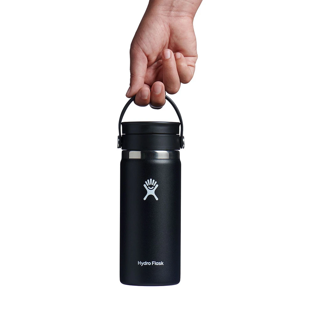 Hydro Flask Wide Mouth 16 oz Insulated Stainless Steel Water Bottle with Flex Sip Cap