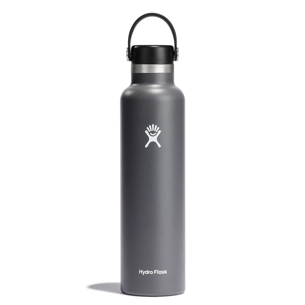 Hydro Flask Standard Mouth 24 oz Insulated Stainless Steel Water Bottle with Screw Cap