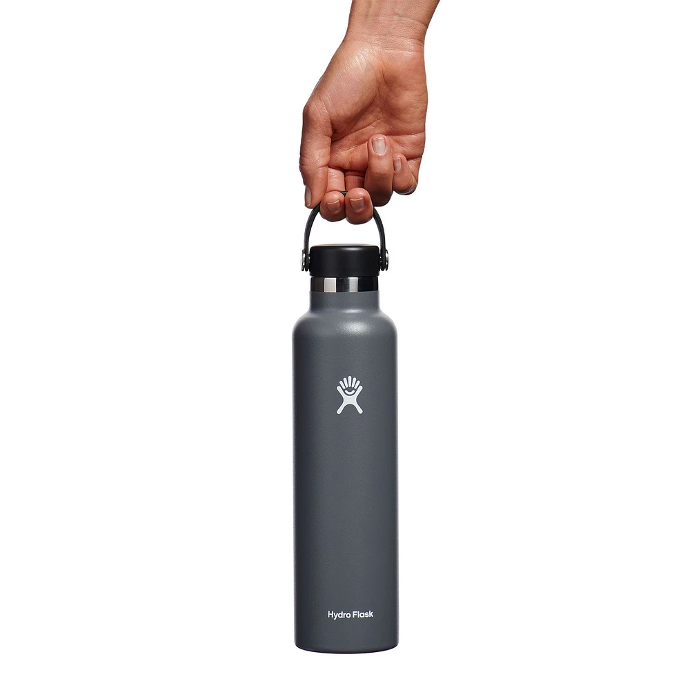 Hydro Flask Standard Mouth 24 oz Insulated Stainless Steel Water Bottle with Screw Cap