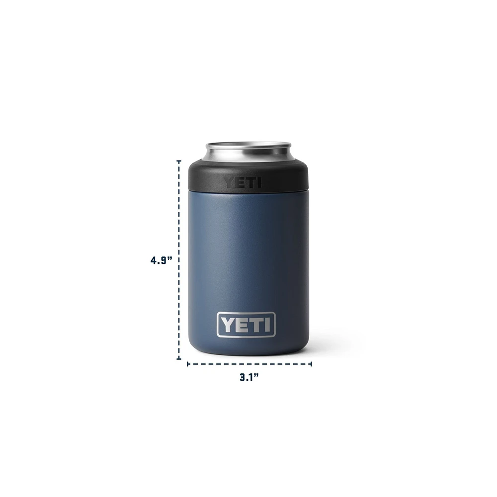 YETI Rambler 2.0 12 oz Can Sleeve/Koozie, Screw Cap, Insulated Stainless Steel