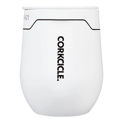 Corkcicle Stemless 12 oz Wine Tumbler, Sliding Lid