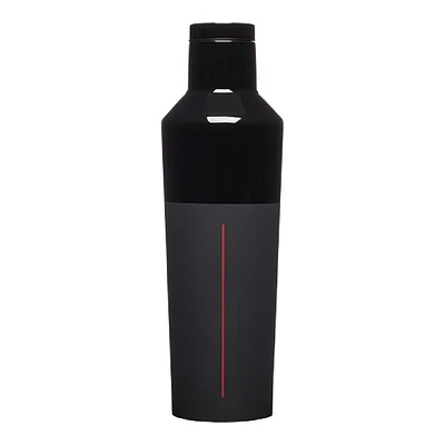 Corkcicle Star Wars Darth Vader Disney Canteen 16 oz Water Bottle, Screw Cap, Insulated Stainless Steel