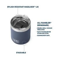 YETI Rambler 10 oz Lowball with Magslider Lid