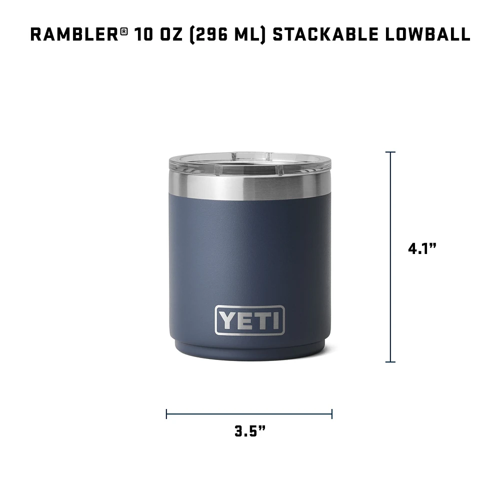 YETI Rambler 10 oz Lowball with Magslider Lid