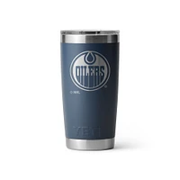 YETI Rambler Edmonton Oilers 20 oz Tumbler, Screw Cap, Insulated Stainless Steel