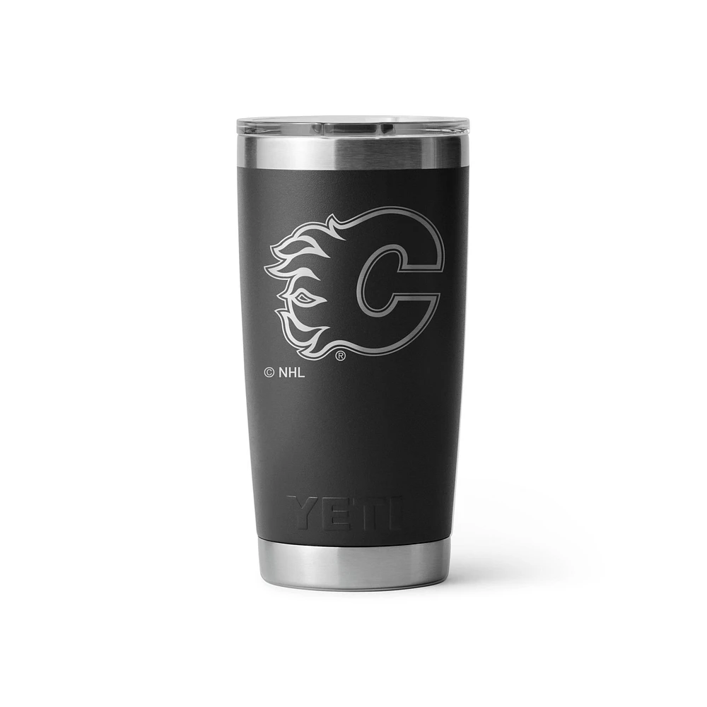 YETI Rambler® Calgary Flames® 20 oz Tumbler with MagSlider™ Lid