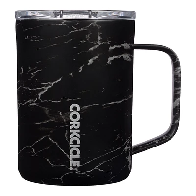 Corkcicle 16 oz Mug, Sliding Lid, Insulated Stainless Steel