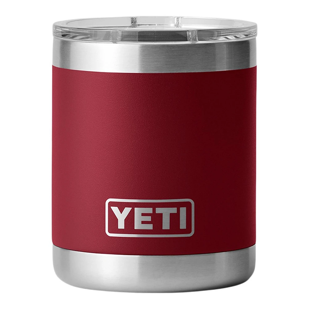 YETI Rambler Lowball 10 oz Tumbler, Sliding Lid, Insulated Stainless Steel