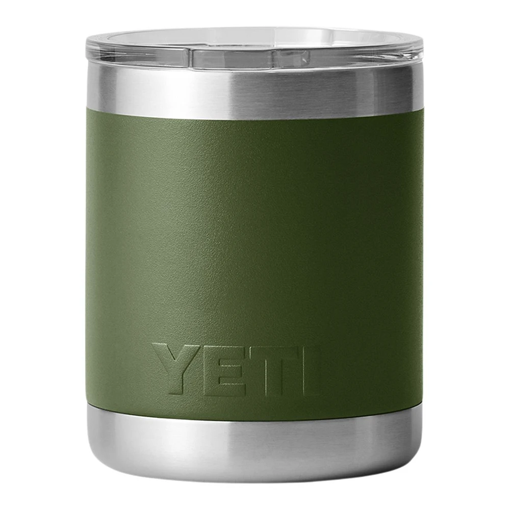 YETI Rambler Lowball 10 oz Tumbler, Sliding Lid, Insulated Stainless Steel