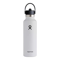 Hydro Flask Standard Mouth 21 oz Insulated Stainless Steel Water Bottle with Flex Cap