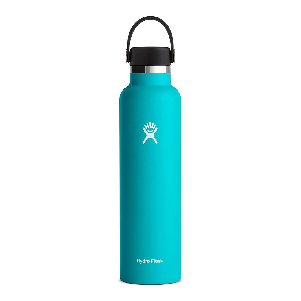 Hydro Flask Standard Mouth 24 oz Insulated Stainless Steel Water Bottle with Flex Cap