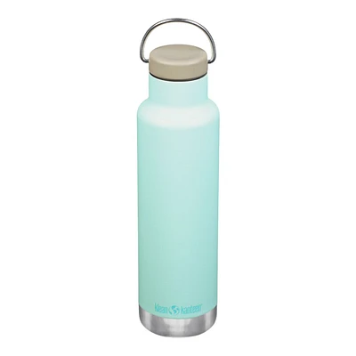 Klean Kanteen 20 oz Water Bottle, Screw Cap, Insulated Stainless Steel, Chip Resistant