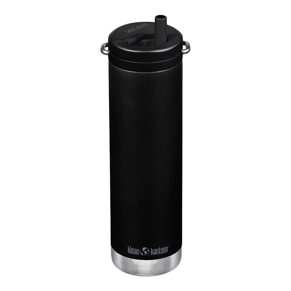 Klean Kanteen TK Wide 20 oz Water Bottle, Screw Cap, Insulated Stainless Steel, Chip Resistant