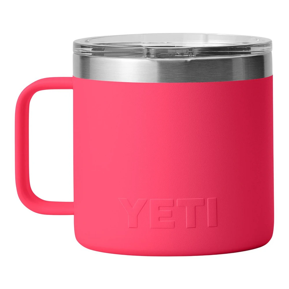 YETI Rambler 14 oz Mug, Sliding Lid, Insulated Stainless Steel, Dishwasher Safe