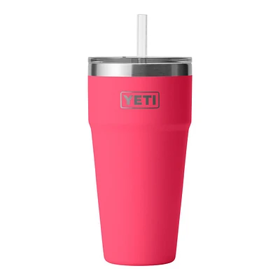 YETI Rambler 26 oz Tumbler, Straw Lid, Insulated Stainless Steel, Dishwasher Safe