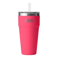 YETI Rambler 26 oz Tumbler, Straw Lid, Insulated Stainless Steel, Dishwasher Safe