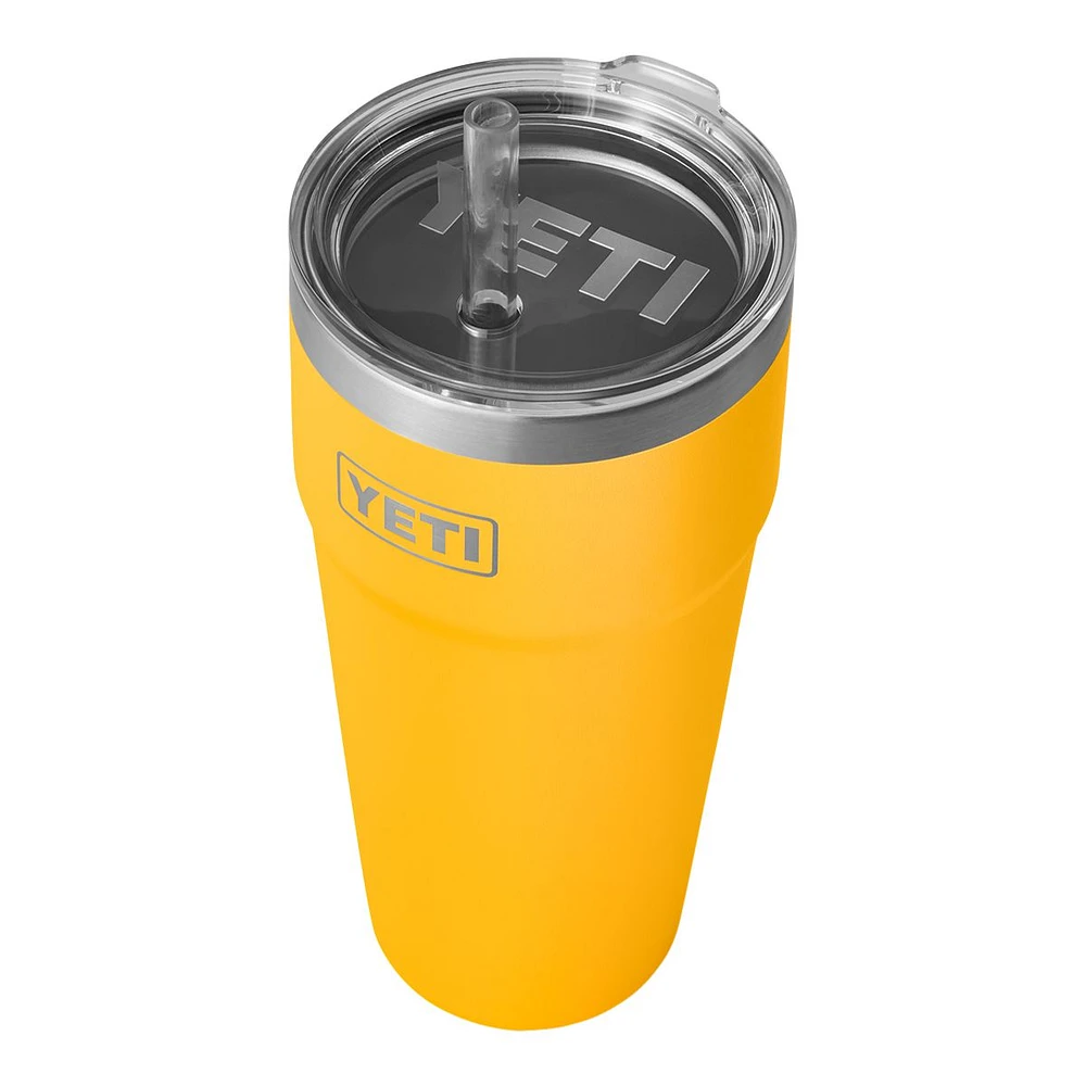 YETI Rambler 26 oz Tumbler, Straw Lid, Insulated Stainless Steel, Dishwasher Safe