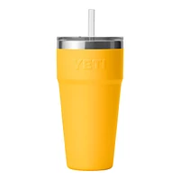 YETI Rambler 26 oz Tumbler, Straw Lid, Insulated Stainless Steel, Dishwasher Safe