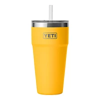 YETI Rambler 26 oz Tumbler, Straw Lid, Insulated Stainless Steel, Dishwasher Safe