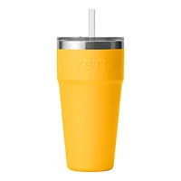 YETI Rambler 26 oz Tumbler, Straw Lid, Insulated Stainless Steel, Dishwasher Safe