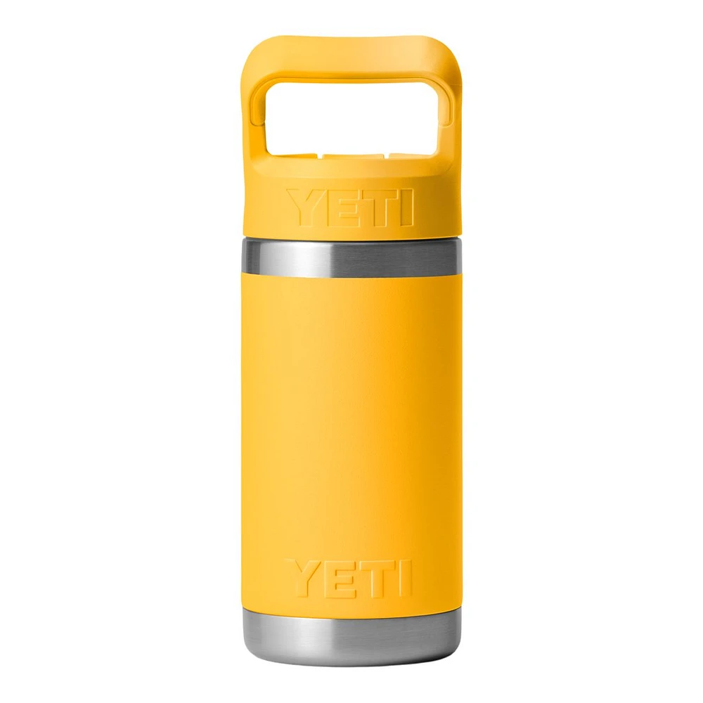 YETI Kids Rambler Jr. 12 oz Water Bottle, Straw Lid, Insulated Stainless Steel