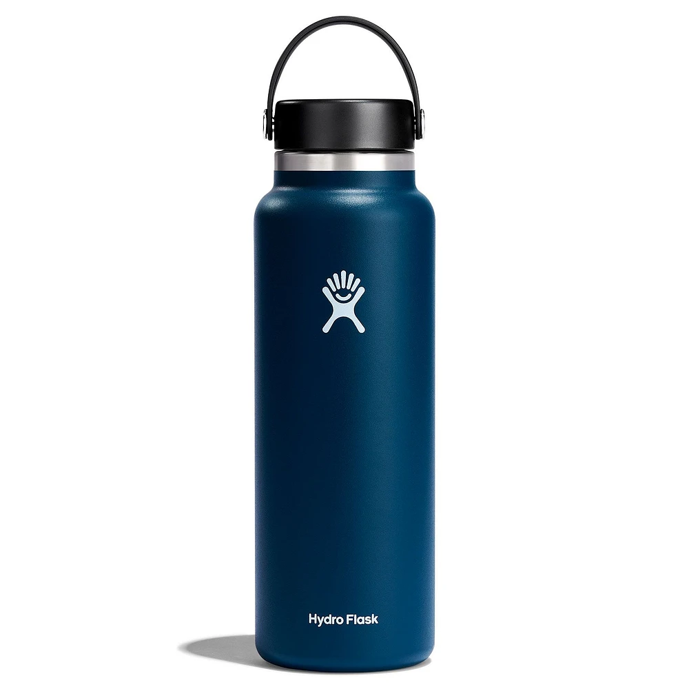 Hydro Flask Wide Mouth 40 oz Insulated Stainless Steel Water Bottle with Screw Cap