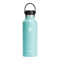 Hydro Flask Standard Mouth 18 oz Insulated Stainless Steel Water Bottle with Flex Cap