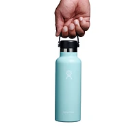 Hydro Flask Standard Mouth 18 oz Insulated Stainless Steel Water Bottle with Flex Cap