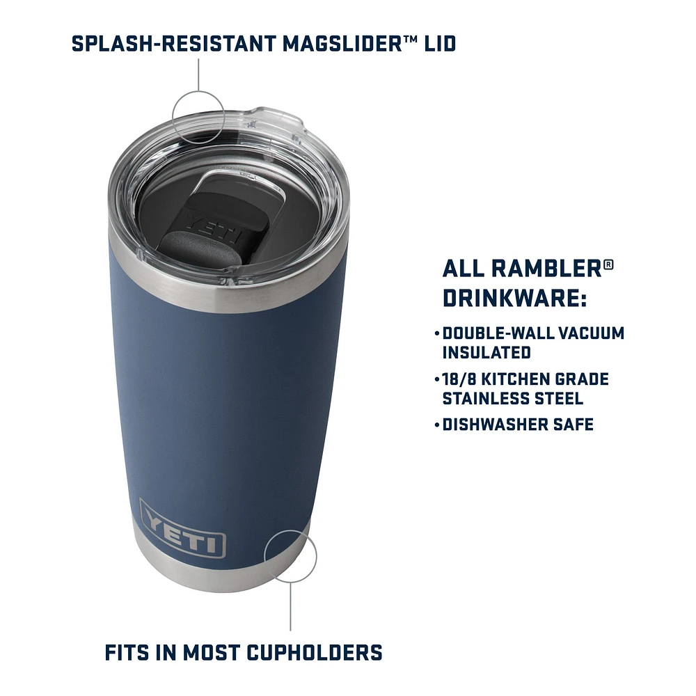 YETI Rambler® oz Tumbler with MagSlider™ Lid