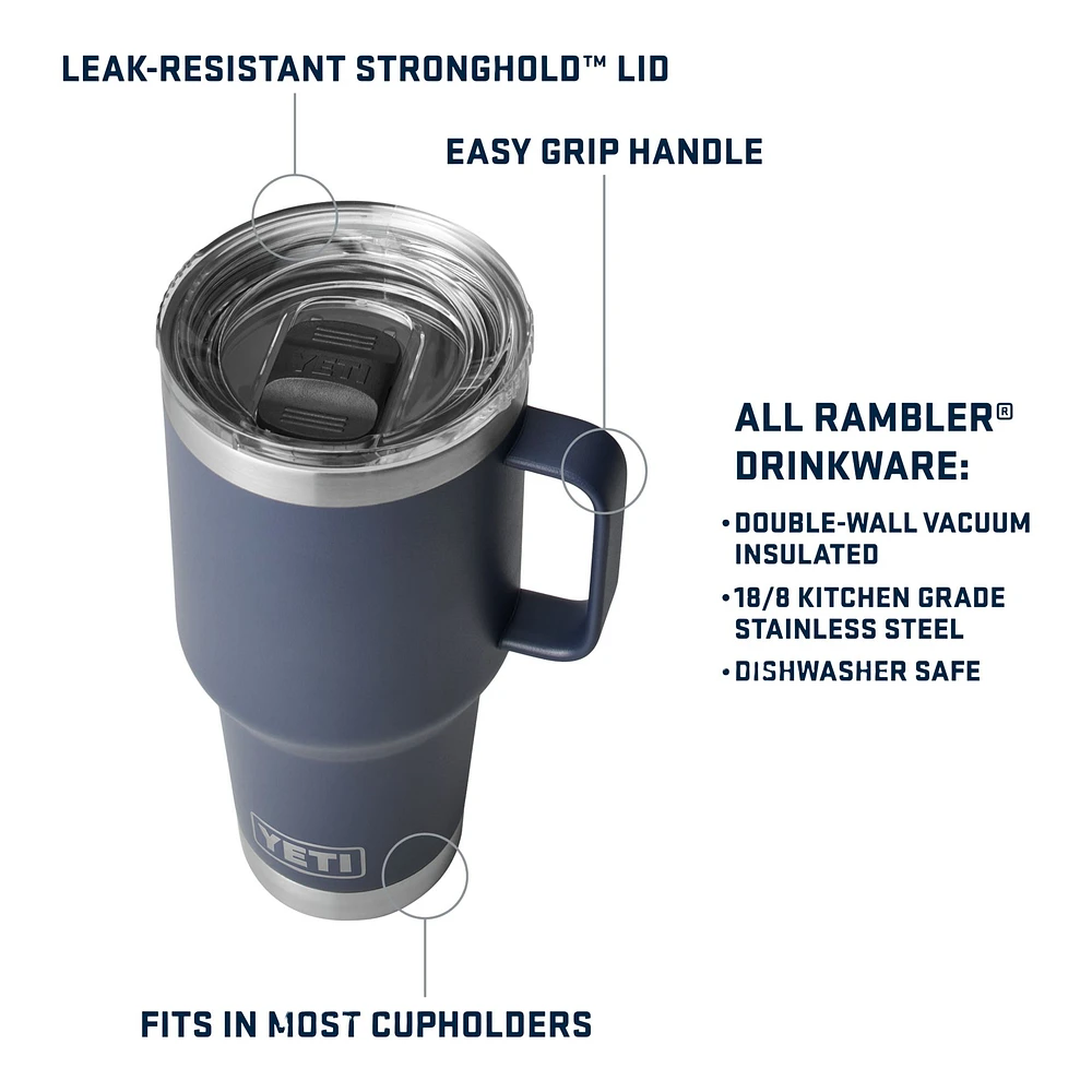 YETI Rambler® 30 oz Travel Mug with MagSlider™ Lid