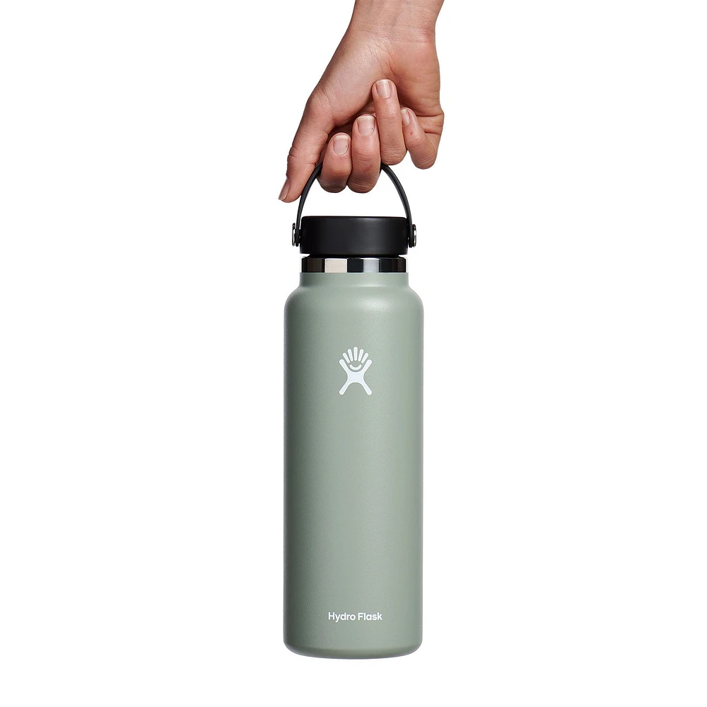 Hydro Flask Wide Mouth 40 oz Insulated Stainless Steel Water Bottle with Screw Cap